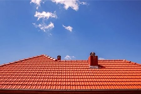 Terracotta roof tiles